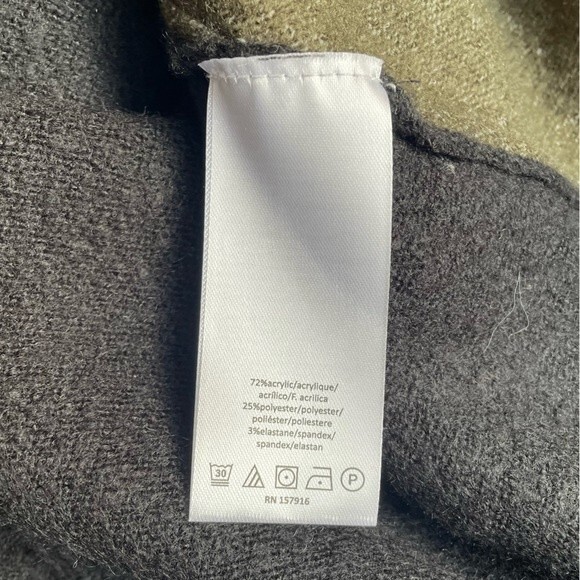 NWT Halston Colorblock Dolman Long Sleeve Cozy Pullover Sweater Women’s Size XS - Picture 7 of 9